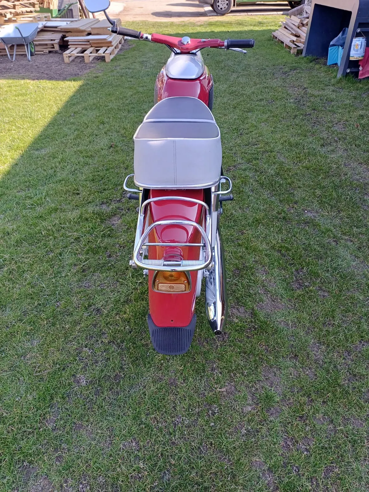 Motocykl Gazela – renowacja i lakierowanie – etap 14